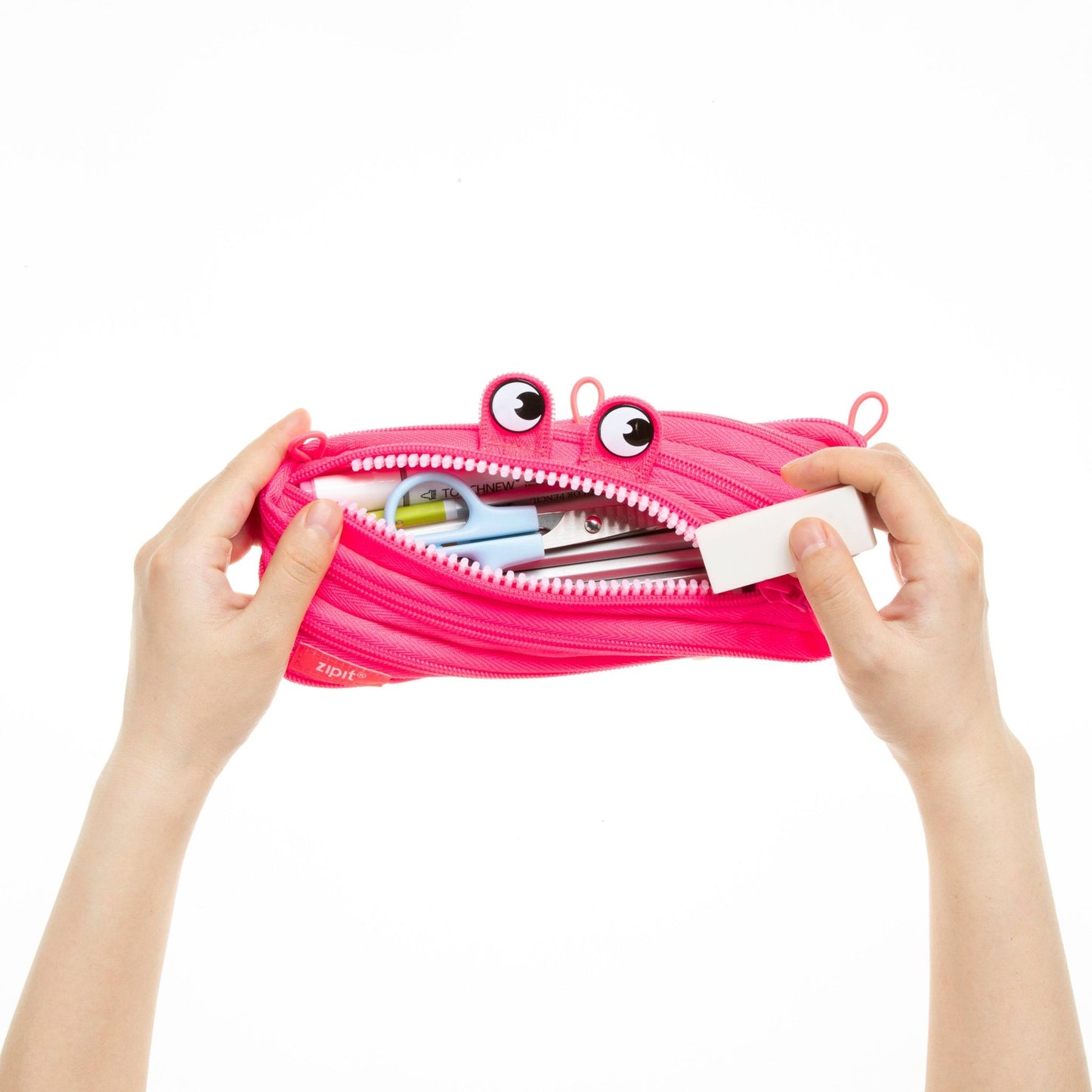 ZIPIT - ZIPIT Neon Monster Pouches, 12 Pack - Dear John