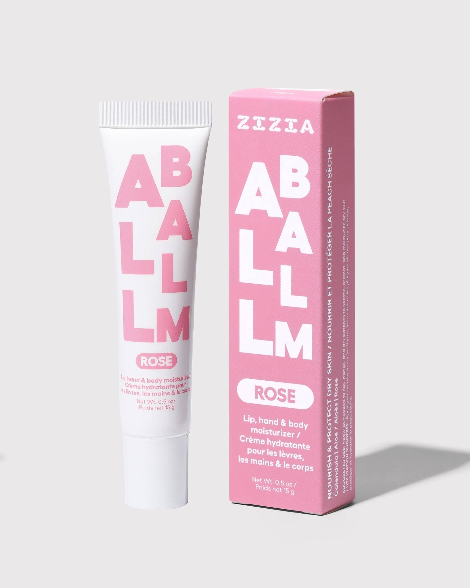 Zizia All Balm Tube - Rose Hand & Lip Balm - Dear John