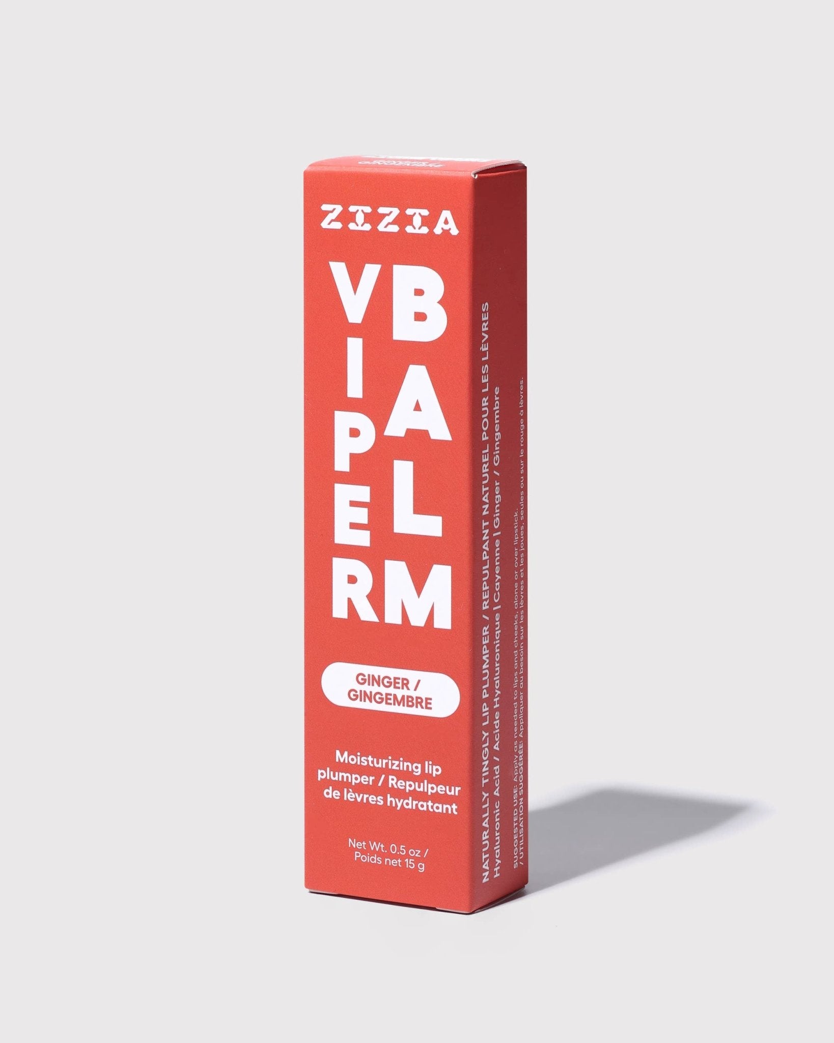 Zizia Viper Lip Balm Tube - Ginger Lip Plumping Moisturizer - Dear John