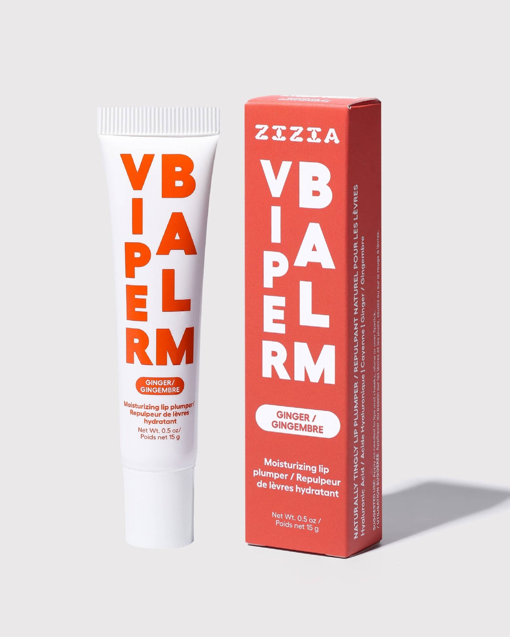 Zizia Viper Lip Balm Tube - Ginger Lip Plumping Moisturizer - Dear John